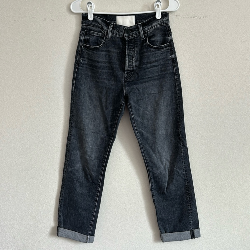 MOTHER High Waisted Hiker Hover Size 26 in Midnights With Molly